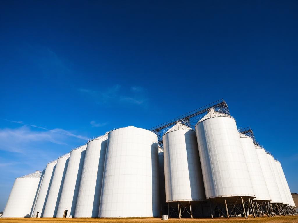 Silos de armazenagem agrícola